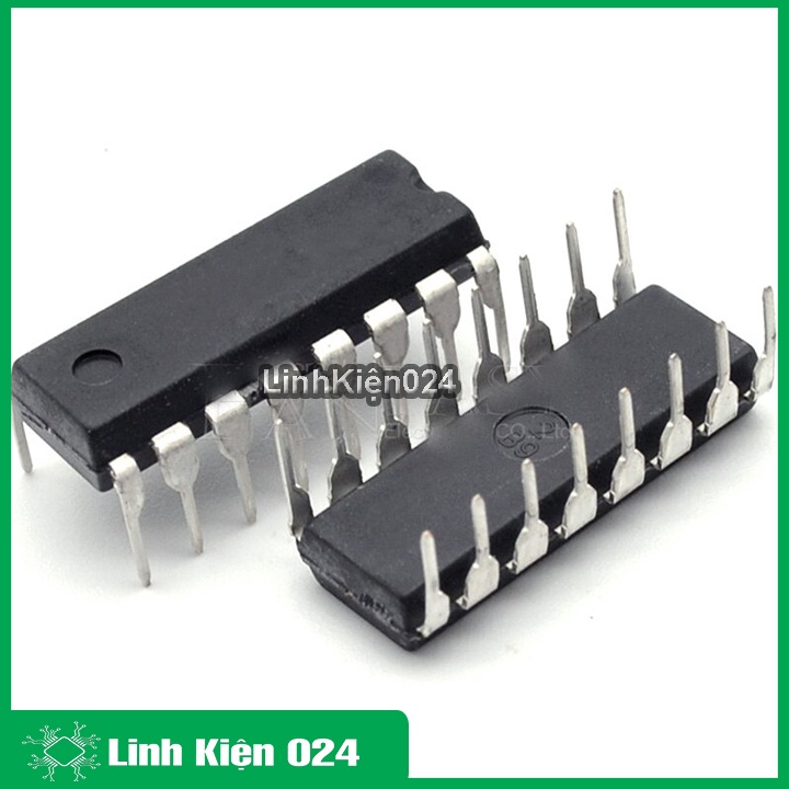 Ic chức năng CD4042 chân cắm DIP 16