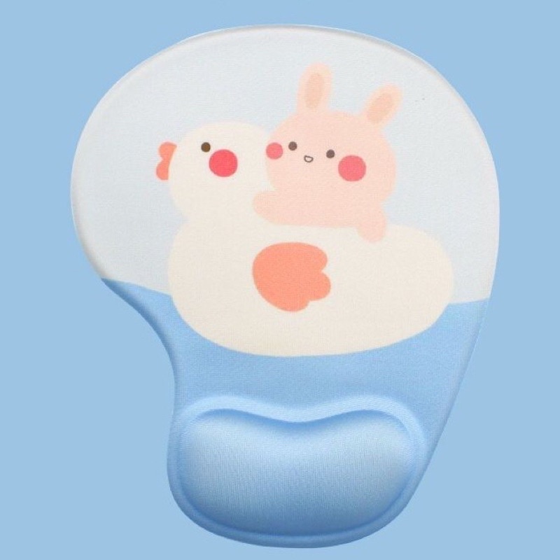 Tấm lót chuột, bàn di chuột có đệm đỡ cổ tay hình thú giao ngẫu nhiên