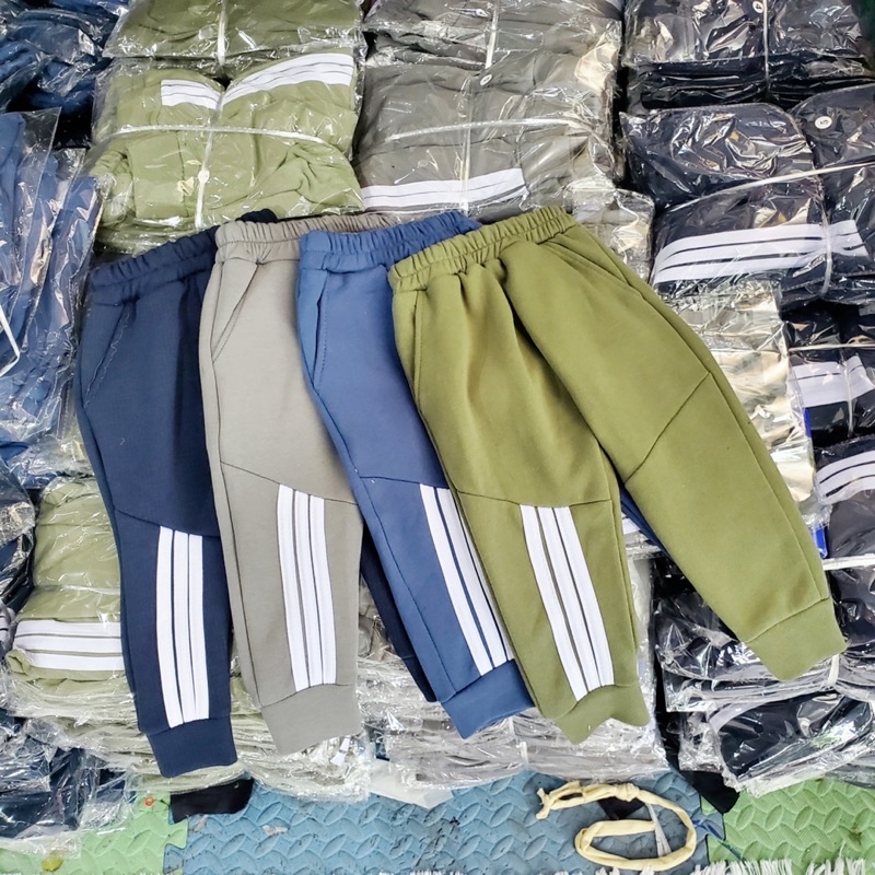 Quần Thể Thao Kẻ Sọc Cho Bé 4 Màu Size 8-20kg