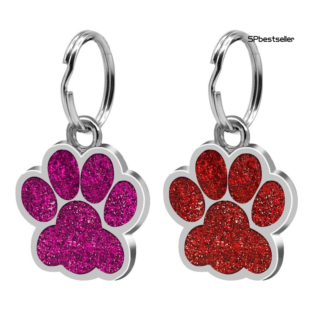 Thẻ Id Hình Dấu Chân Cho Thú Cưng Đi Bộ Đường Dài