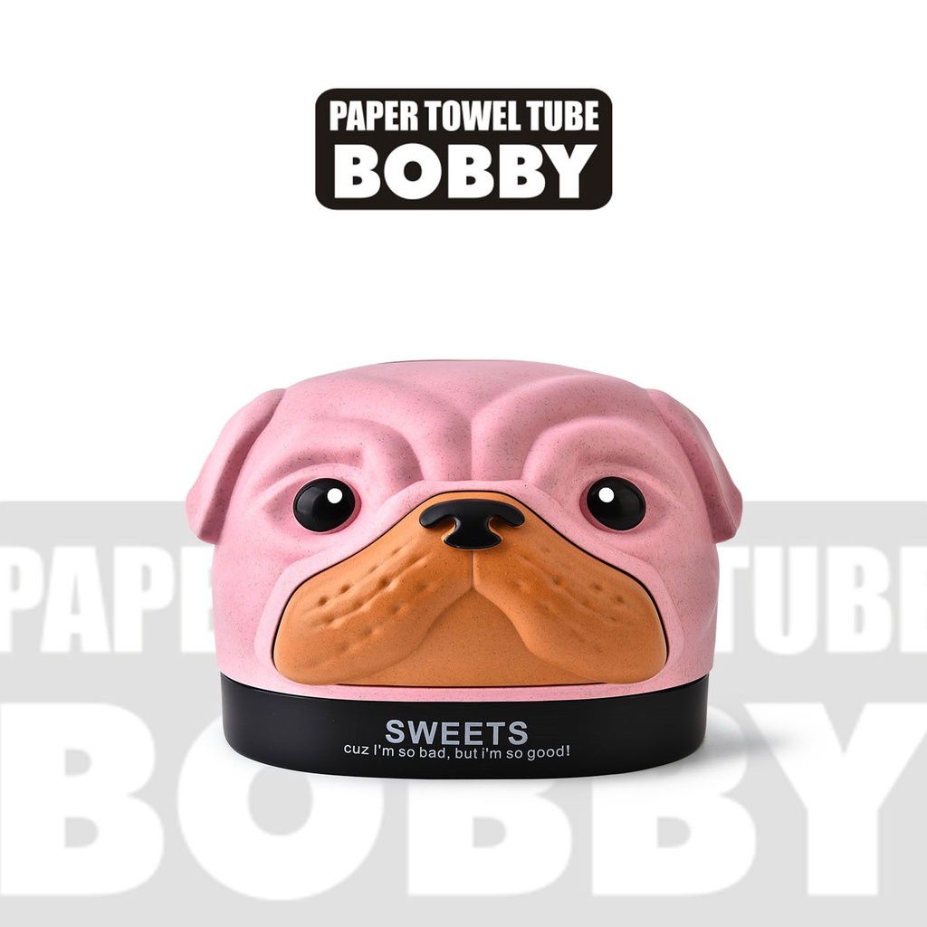 Hộp Đựng Khăn Giấy Hình Chú Chó Kiểu Cổ Điển Sáng Tạo Dễ Thương Chống Thấm Nước Cho Phòng Khách/Phòng Ngủ/Nhà Tắm Giá Đỡ