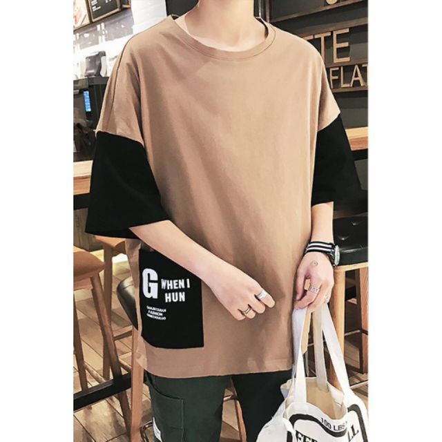 áo thun tay lỡ unisex Nam Nữ form rộng thun cotton DHL swap phong cách Ulzzang. | BigBuy360 - bigbuy360.vn