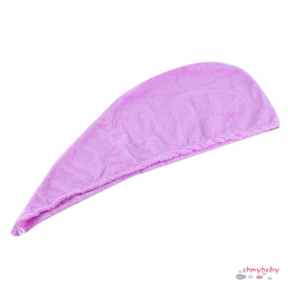 1 cái Microfibre Sau Khi Tắm Khăn Choàng Tóc Mũ Mũ Khăn Xếp Màu Ngẫu Nhiên [8/5]
