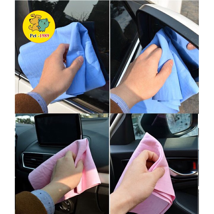 Khăn lau  CLEAN CHARM đa năng chuyên dùng lau gương kính Ô tô, Nail &amp; Mi, lau bếp, lau kính, lau tay....
