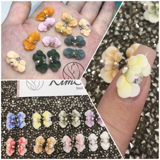 Set combo hoa bột ( 58 bông hoa tay + hoa chân )