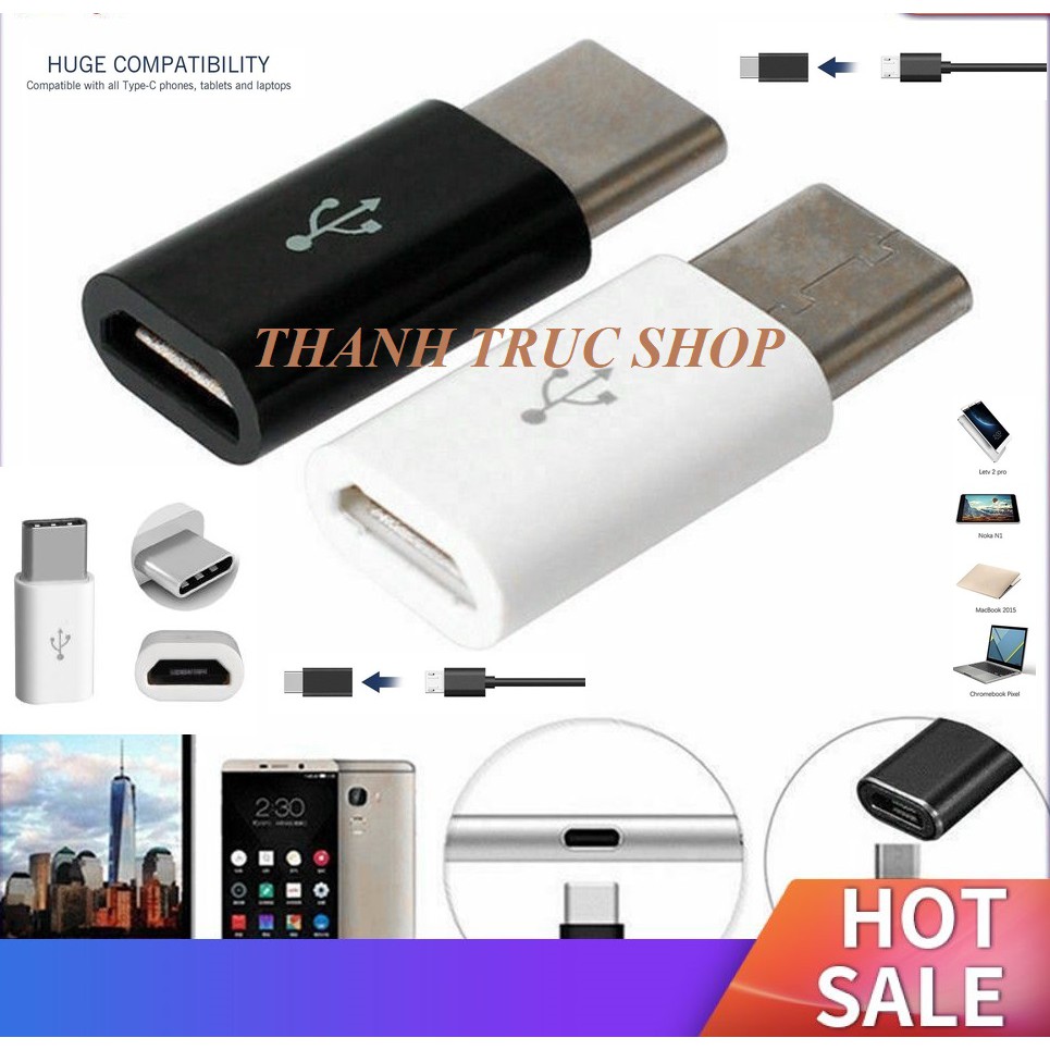Đầu chuyển từ Micro sang Type C / Type C Sang USB / USB sang Type C