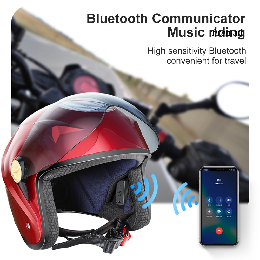 Mũ Bảo Hiểm Tích Hợp Quạt Thông Minh Kết Nối Bluetooth