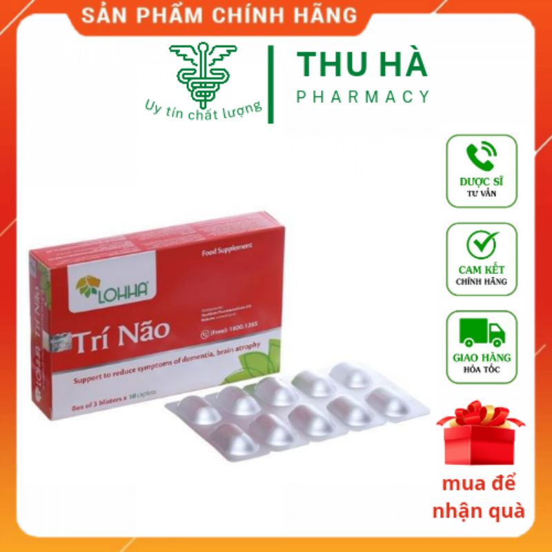 [CHÍNH HÃNG MUA 6 TẶNG 1] Lohha Trí não - hỗ trợ giảm các triệu chứng sa sút trí tuệ