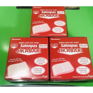 MIẾNG DÁN GIỮ NHIỆT JIKABARI, GIẢM ĐAU BỤNG KINH