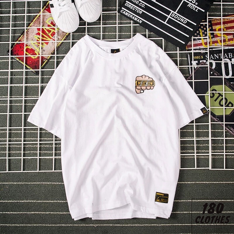 Áo thun Mèo Hiphop Unisex form rộng tay lỡ A02