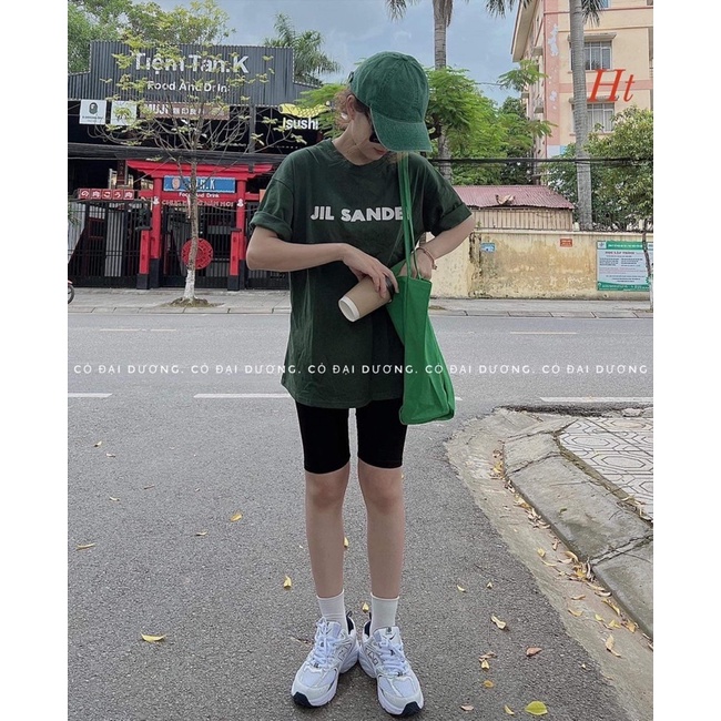 Sét áo JIL xanh rêu quần legging H2S649