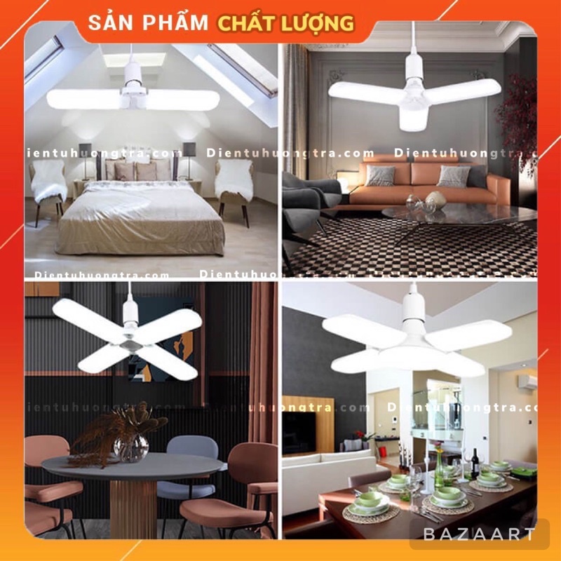 Bóng đèn led 45w cánh quạt siêu sáng-đuôi E27