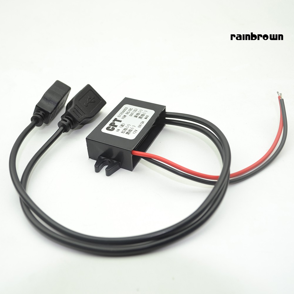 Bộ Sạc Chuyển Đổi 12v Sang 5v 3a Max Cho Máy Tính Bảng Gps Trên Xe Hơi