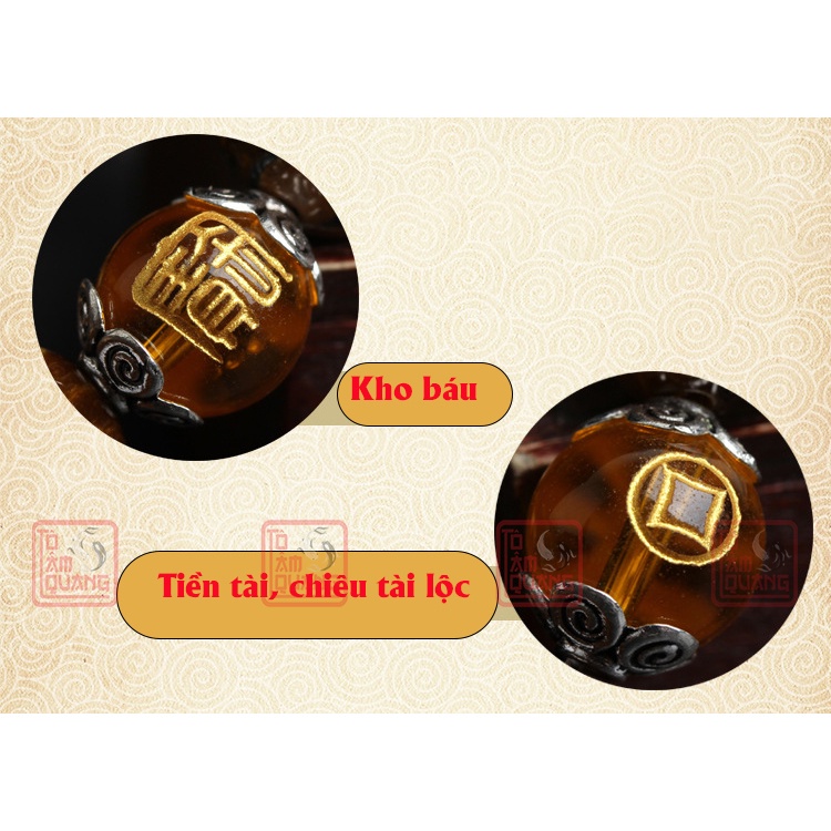 Vòng tay phong thủy thần tài nam nữ đẹp rẻ mang lại may mắn tài lộc giàu có - TÔ TÂM QUANG