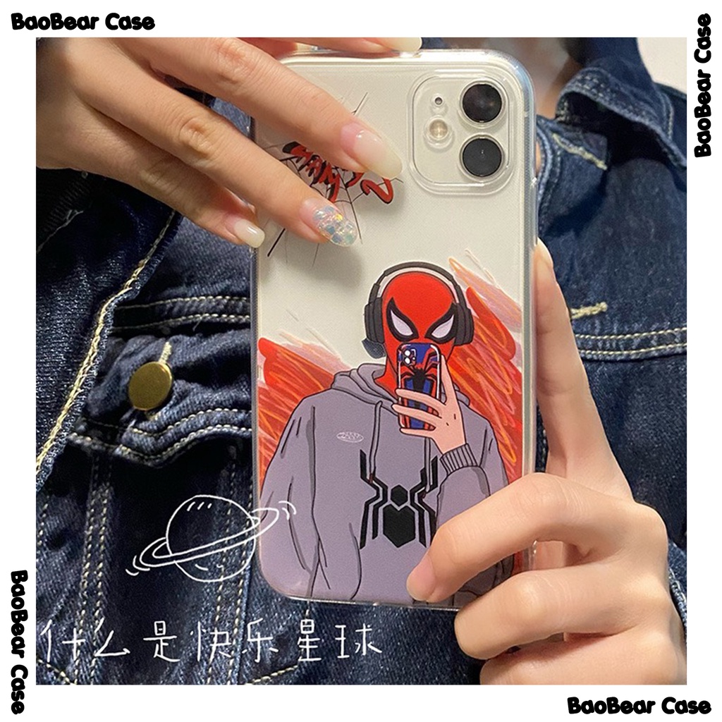 Ốp lưng Spider Man iPhone 15prm,15pro,15plus,15, 14promax,14pro,14plus,14,11, Xr, 11pro, 11ProMax, 12/12pro, 12ProMax..