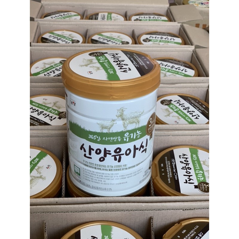 Sữa Dê Hữu Cơ NamYang Hàn Quốc 800g -Sữa bột (công thức) Organic cho bé