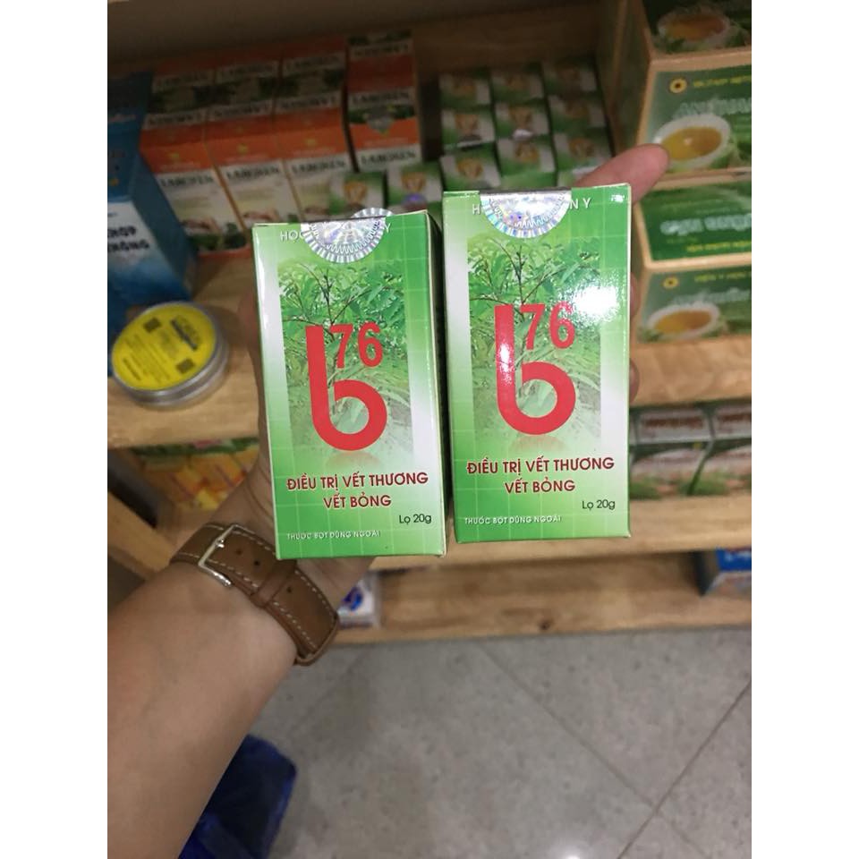 Bột bôi bỏng B76 hộp 20g
