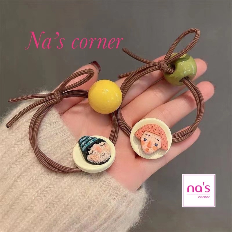 Cột tóc hoạt hình ngộ nghĩnh phong cách Hàn quốc