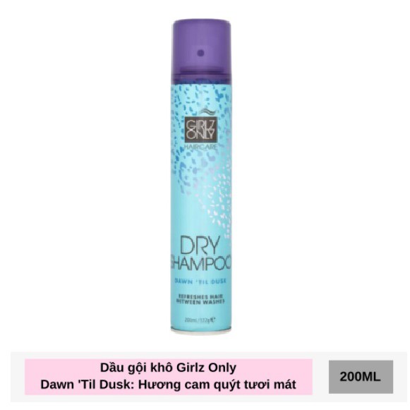 Dầu Gội Khô GIRLZ ONLY 200ml | BigBuy360 - bigbuy360.vn