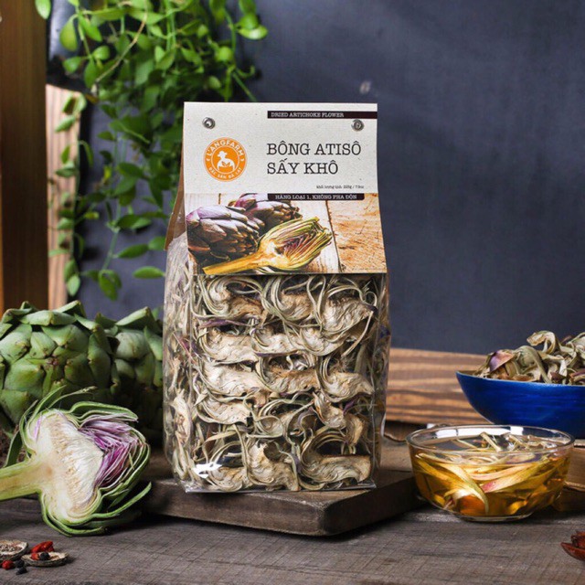 Bông atiso sấy khô, 225gr