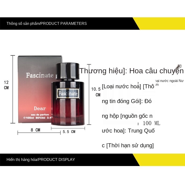 Nước hoa nam hương thơm lâu trôi thu hút người khác phái