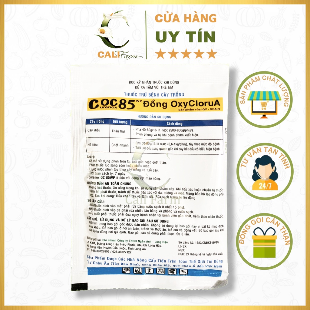 Thuốc Trừ Bệnh Cây Trồng COC 85 gói 20g