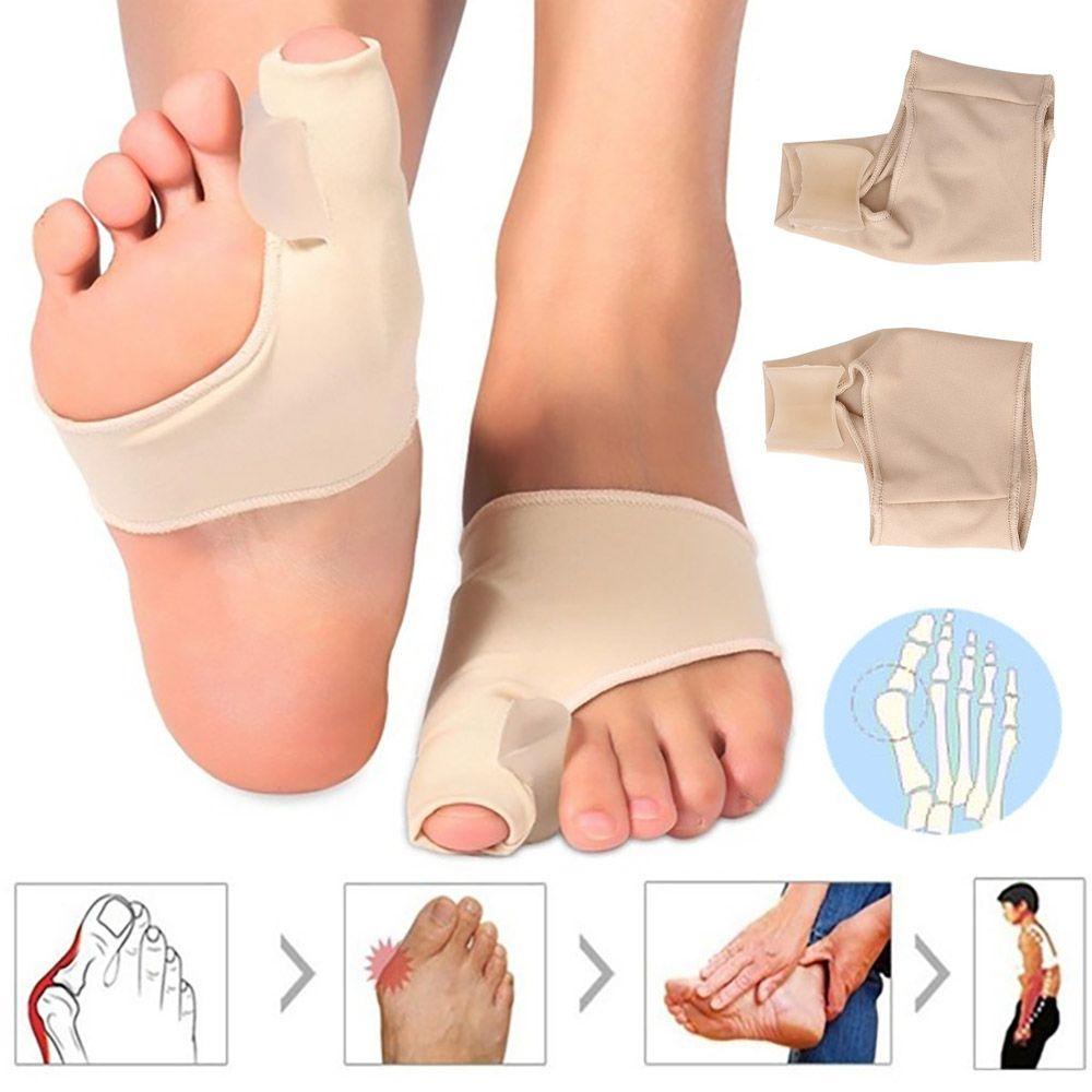 1 Cặp Miếng Đệm Tách Ngón Chân Cái Chăm Sóc Sức Khỏe