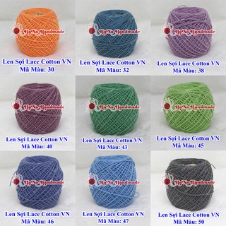 Sợi lace cotton 50gram/cuộn