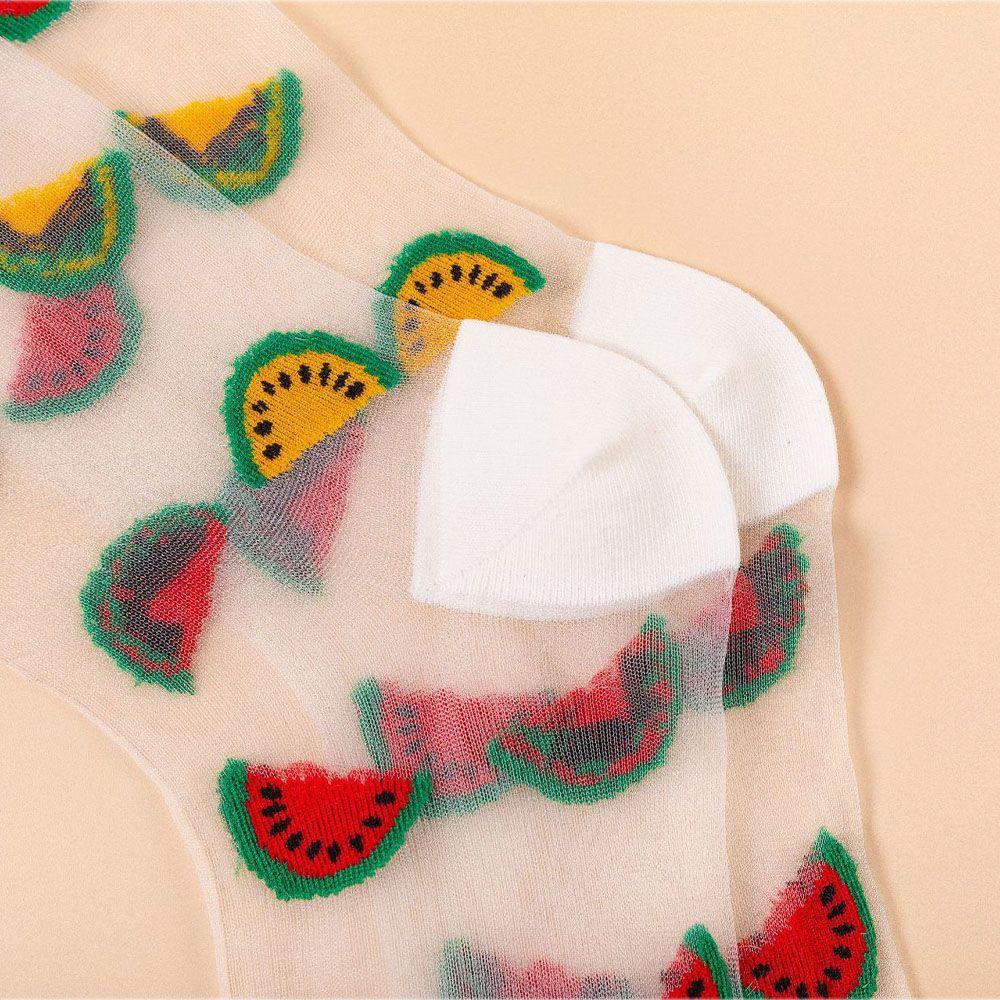 AROMA Tất Lưới Co Giãn Dễ Thương Cho Nữ