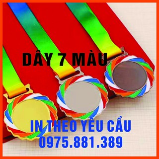 SỈ HUY CHƯƠNG KIM LOẠI dây 7 màu