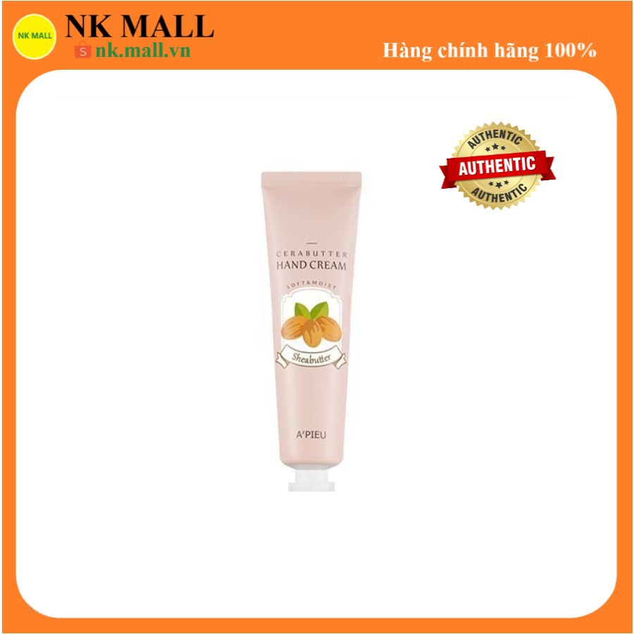 (Đủ bill) Kem Dưỡng Tay A'Pieu Cerabutter Hand Cream (Shea Butter) 35ml chính hãng