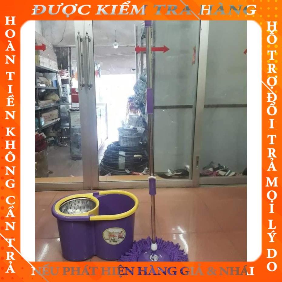 BỘ CHỔI LAU NHÀ TRÒN HOMEONE CÔNG NGHỆ THÁI LAN CÓ BÁNH XE. dchaca