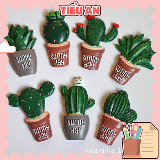 Charm  slime/ Dụng Cụ Charm Trang Trí  Hình Xương Rồng