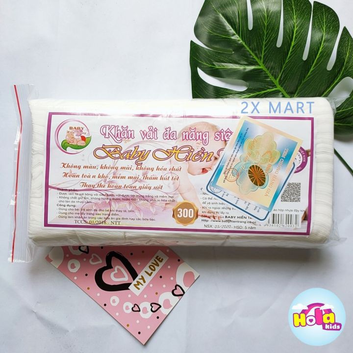 Khăn vải khô đa năng siêu mềm Baby Hiền Trang 120g