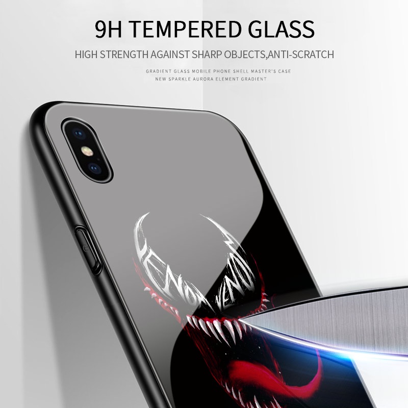 Ốp Điện Thoại Kính Cường Lực Dạ Quang In Hình Marvel Ironman Cho Xiaomi Redmi Note 11/Note 11S Note 11 Pro 5G