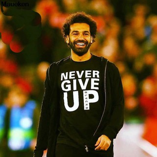 ( RẺ VÔ ĐỊCH ) Áo Thun Liverpool Salah Never Give Up
