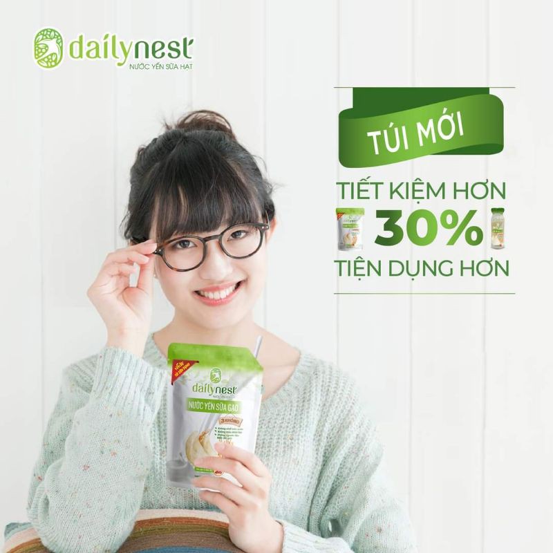 [Mã 156FMCGSALE hoàn 8% đơn 500K] Nước yến sữa gạo 1 túi x120ml date 3.2022 | BigBuy360 - bigbuy360.vn