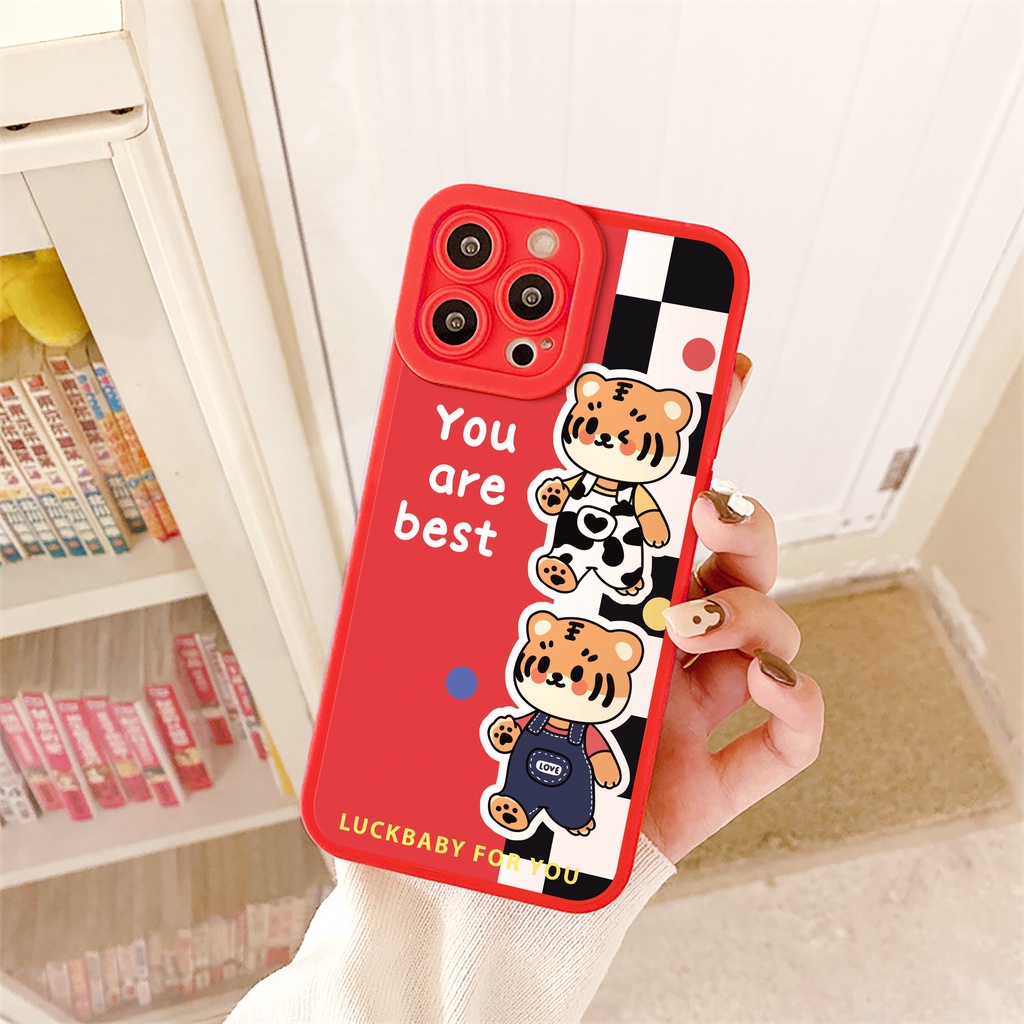 Ốp lưng iphone Hổ Baby cạnh vuông 6/6plus/6s/6splus/7/7plus/8/8plus/x/xr/xs/11/12/13/pro/max/plus/promax | BigBuy360 - bigbuy360.vn