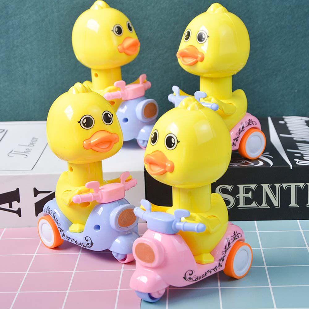 IVORY Đồ Chơi Mô Hình Xe Máy Hình Chú Vịt Dễ Thương Cho Bé