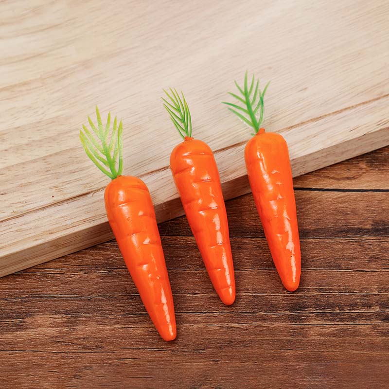 Củ Cà Rốt Giả Mini Bằng Xốp Đa Năng Trang Trí Tiệc