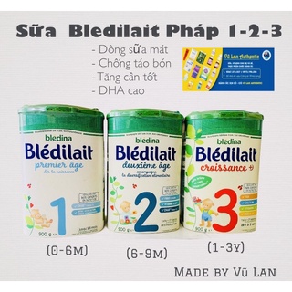 Sữa bột Bledilait Bledina Pháp số 1 2 3 ( DATE 2023)