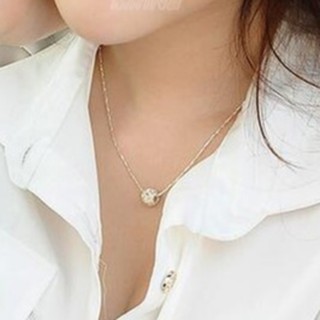 Dây Chuyền Bạc Quả Cầu May Mắn DCG4