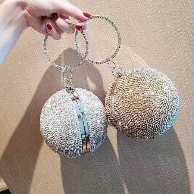 Clutch Cầu Đính Đá 626