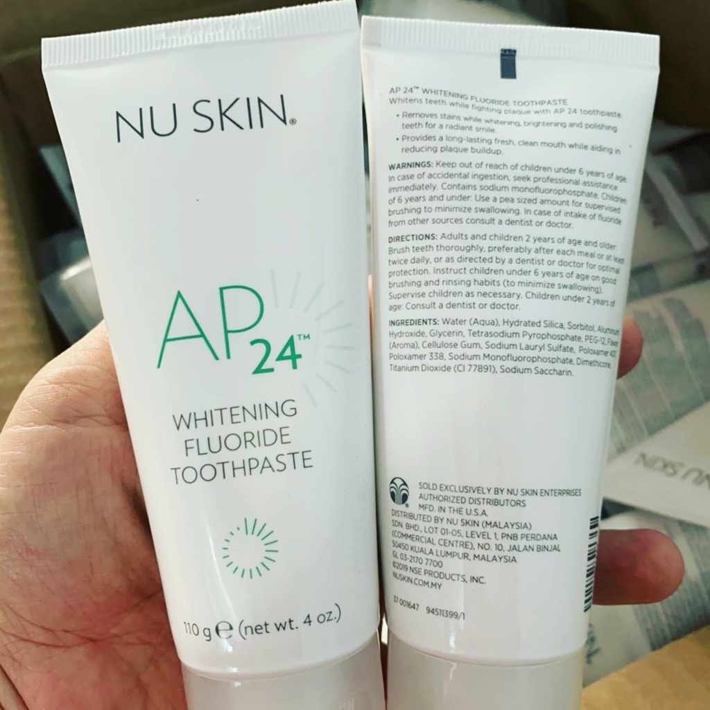 Kem Đánh Trắng Răng Nuskin AP24 Whitening Fluoride Toothpaste 110g