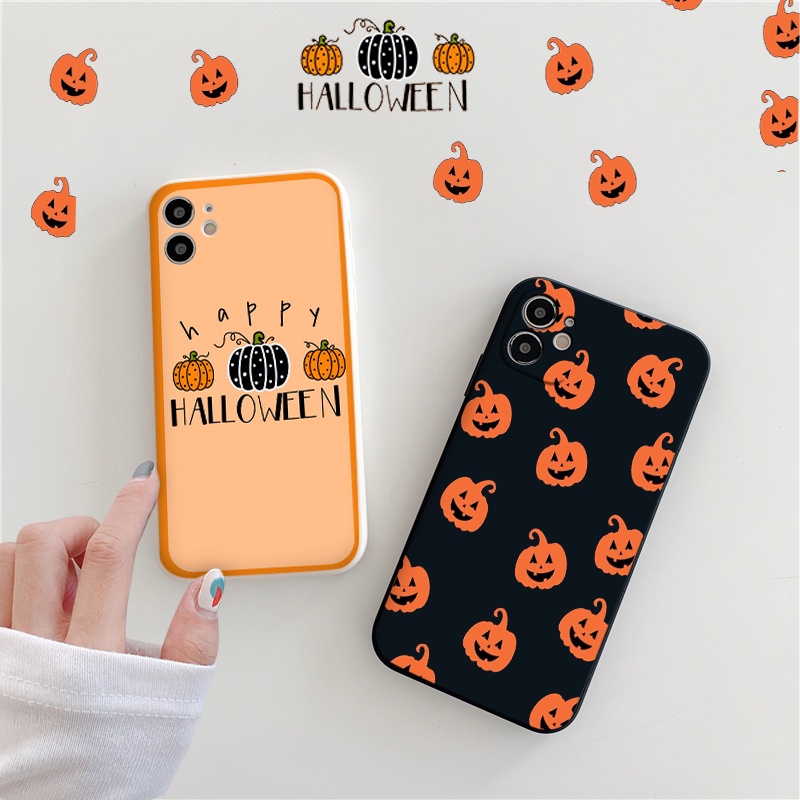 Ốp lưng iphone bí ngô Halloween cạnh vuông iphone 6/6plus/7/7plus/8/8plus/x/xr/xs/11/12/13/14pro/max/promax tr440