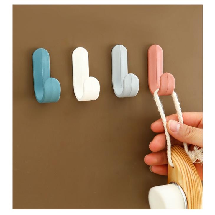 Móc Treo Đồ Dán Tường Hình Chữ J Tiện Lợi