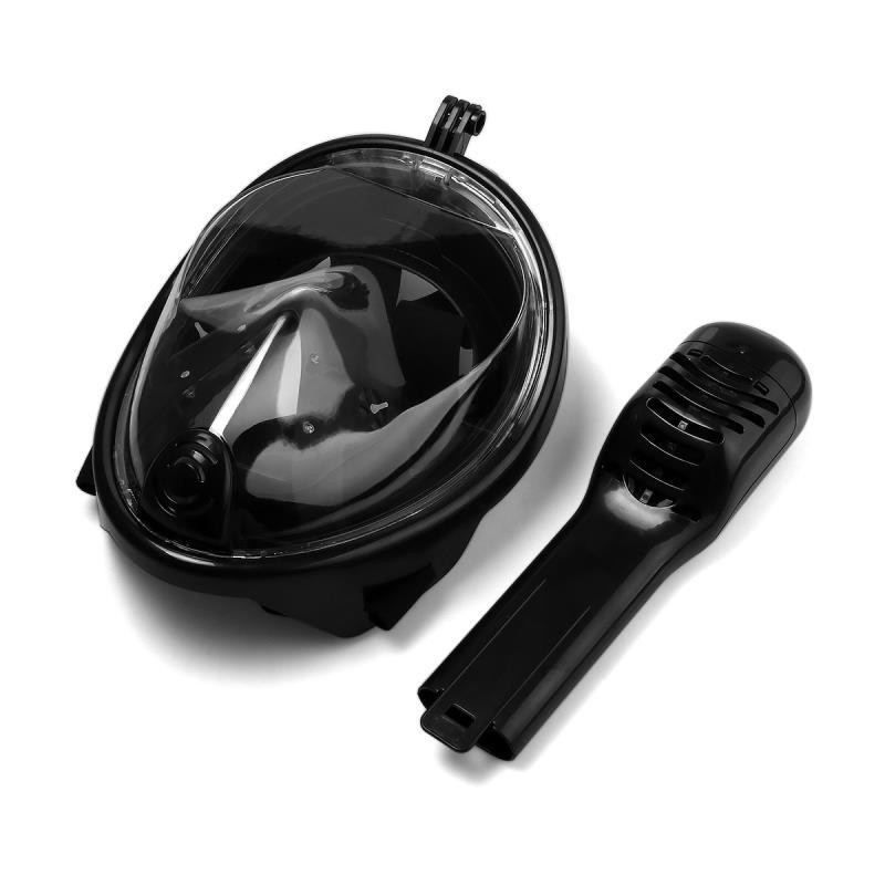 Mặt Nạ Lặn Full Face, Mắt Nhựa Trong, Gắn Được Gopro, Sjcam Tầm Nhìn 180 Độ, Ống Thở 1 Chiều Ngăn Nước | BigBuy360 - bigbuy360.vn