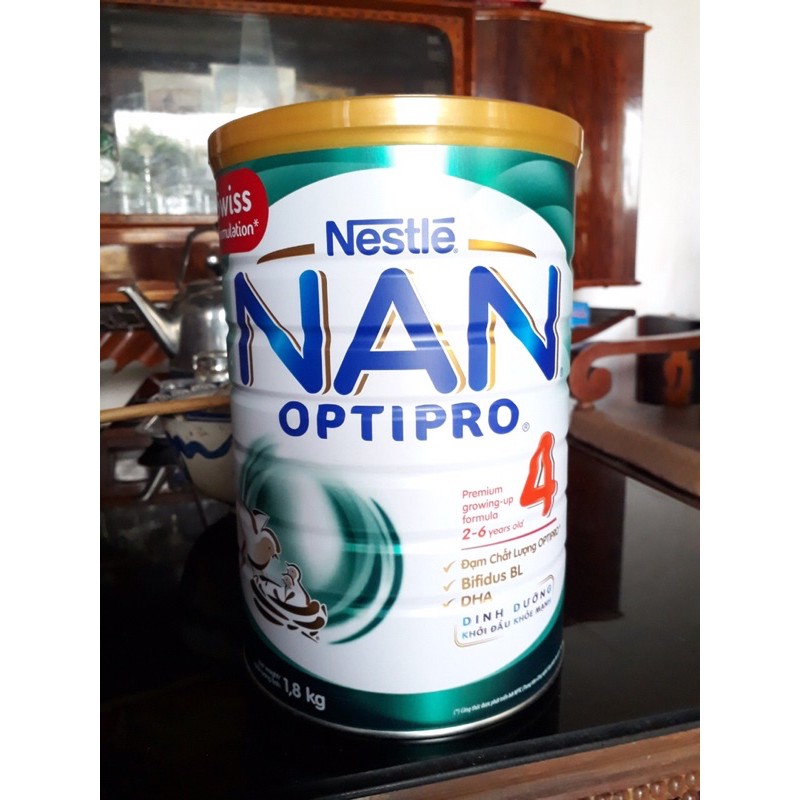 Sữa bột NAN Optipro 4 - Hộp 1800g (1,8kg)