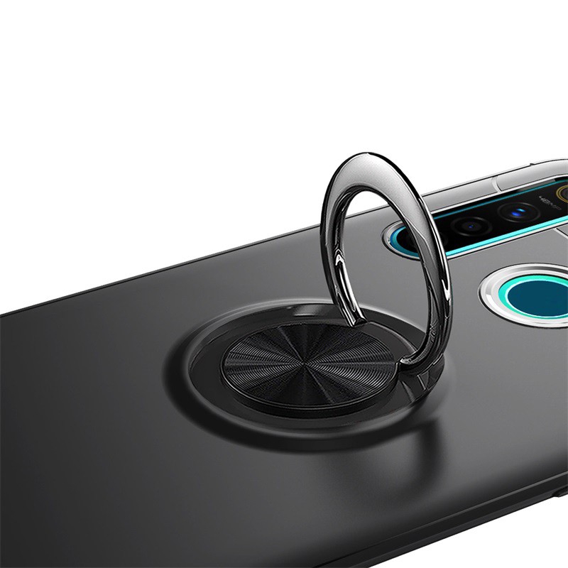 Ốp Điện Thoại Silicon Mềm Có Vòng Đỡ Nam Châm Cho OPPO Realme 6 3/3i/3 Pro/X Lite/C2/C1 6i C15 C11 C2 C1 Narzo 30A