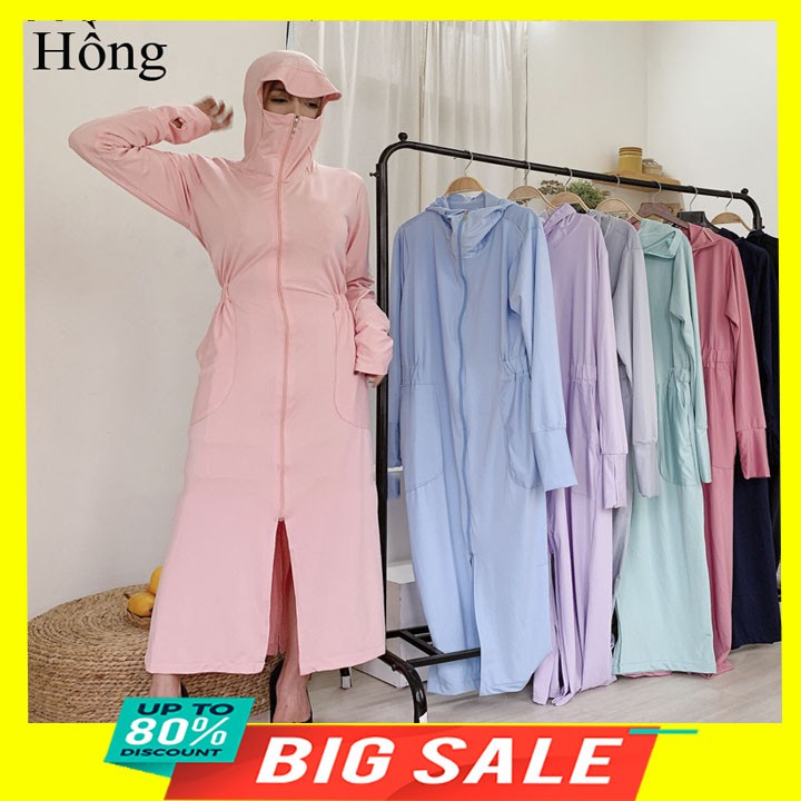 [ Nhắn tin chọn màu, chọn size] Áo chống nắng nữ toàn thân, thông hơi, chống tia UV, làm mát cơ thể, khử mùi, thoát khí